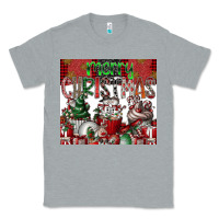 Heather Grey merry Christmas Classic Tee - CowhideDigitalArt