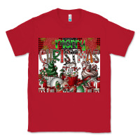 Red merry Christmas Classic Tee - CowhideDigitalArt