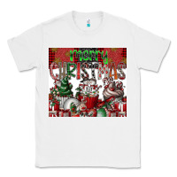 White merry Christmas Classic Tee - CowhideDigitalArt