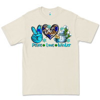 Bone peace love winter ado Premium Tee - AdoDesignShop