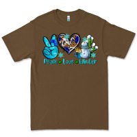 Cacao peace love winter ado Premium Tee - AdoDesignShop