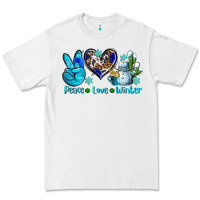White peace love winter ado Premium Tee - AdoDesignShop