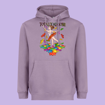 Totally Au Some Heavyweight Hoodie Designed By Cowgirlartshop