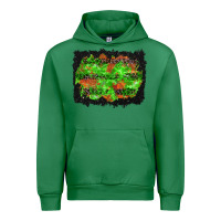 Emerald halloween leopard lines background Urban Hoodie - BundleAndBundleShop