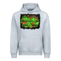 Heather Grey halloween leopard lines background Urban Hoodie - BundleAndBundleShop