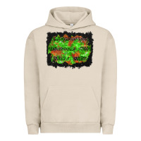 Pigment French Oak halloween leopard lines background Urban Hoodie - BundleAndBundleShop