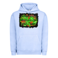 Pigment Grape Ice halloween leopard lines background Urban Hoodie - BundleAndBundleShop