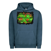 Pigment Midnight Navy halloween leopard lines background Urban Hoodie - BundleAndBundleShop