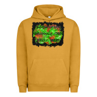 Pigment Peanut Butter halloween leopard lines background Urban Hoodie - BundleAndBundleShop