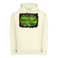 Pigment Pistachio halloween leopard lines background Urban Hoodie - BundleAndBundleShop