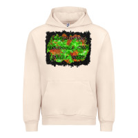 Sandshell halloween leopard lines background Urban Hoodie - BundleAndBundleShop