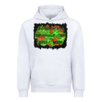 White halloween leopard lines background Urban Hoodie - BundleAndBundleShop