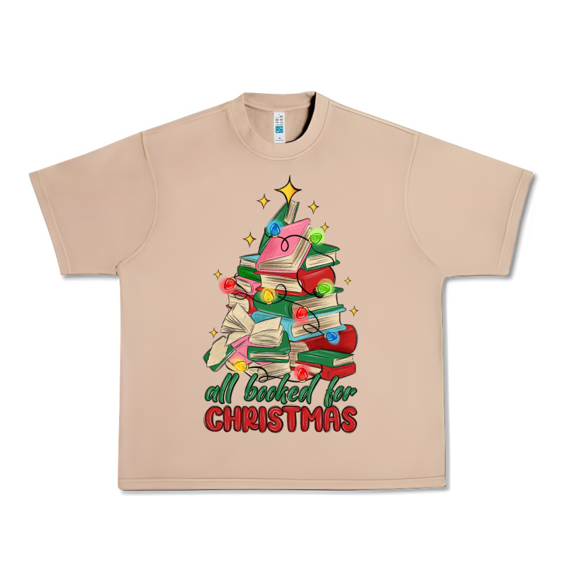 Christmas Book Tree Urban Heavy Tee by MaliasSmallBusiness | Teevron