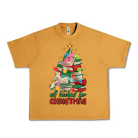 Peanut Butter christmas book tree Urban Heavy Tee - MaliasSmallBusiness
