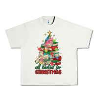 Pistachio christmas book tree Urban Heavy Tee - MaliasSmallBusiness