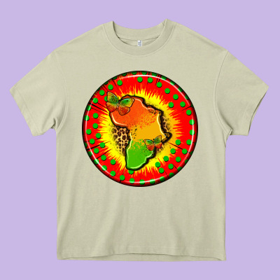 Juneteenth  Coasters Heavy Core Tee Designed By Adodesignshop