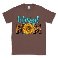 Chestnut blessed mom with sunflower Classic Tee - NancyCooperArtShop