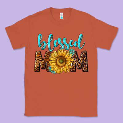Blessed Mom With Sunflower Classic Tee Designed By Nancycooperartshop