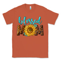 Copper blessed mom with sunflower Classic Tee - NancyCooperArtShop