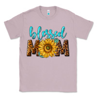 Lilac blessed mom with sunflower Classic Tee - NancyCooperArtShop