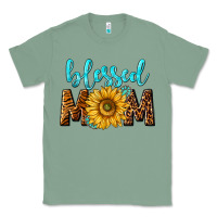 Sage blessed mom with sunflower Classic Tee - NancyCooperArtShop