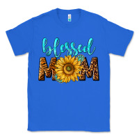 True Royal blessed mom with sunflower Classic Tee - NancyCooperArtShop