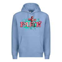 Colony Blue faith breast cancer Premium Hoodie - CowGirlArtShop