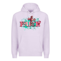 Lilac faith breast cancer Premium Hoodie - CowGirlArtShop