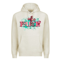 Oatmeal Heather faith breast cancer Premium Hoodie - CowGirlArtShop