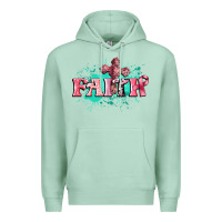 Seafoam faith breast cancer Premium Hoodie - CowGirlArtShop