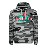 Slate Camo faith breast cancer Premium Hoodie - CowGirlArtShop