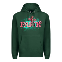 Sports Green faith breast cancer Premium Hoodie - CowGirlArtShop