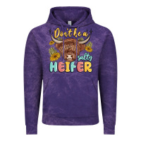 Cloud Purple dont be a salty heifer Vintage Hoodie - MaliasSmallBusiness