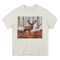 Cream reinder Heavy Core Tee - JahusDesignShop