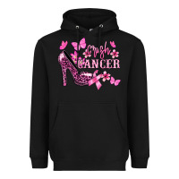 Black Crush Cancer with high heels Cancer Awareness Heavyweight Hoodie - HowdyJamesFarm