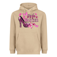 Mushroom Crush Cancer with high heels Cancer Awareness Heavyweight Hoodie - HowdyJamesFarm