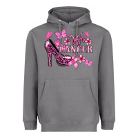 Storm Crush Cancer with high heels Cancer Awareness Heavyweight Hoodie - HowdyJamesFarm