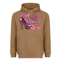 Toasted Coconut Crush Cancer with high heels Cancer Awareness Heavyweight Hoodie - HowdyJamesFarm