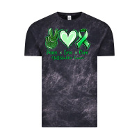 Cloud Black Peace love cure Gallbladder Cancer Vintage Tee - NancyCooperArtShop