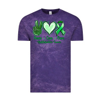 Cloud Purple Peace love cure Gallbladder Cancer Vintage Tee - NancyCooperArtShop