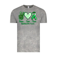 Cloud Rock Peace love cure Gallbladder Cancer Vintage Tee - NancyCooperArtShop