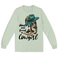 Matcha Should Have Been A Cowgirl Long Sleeve Tee - JahusDesignShop