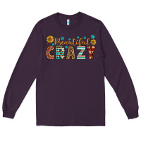 Plum Western Beautiful Crazy Long Sleeve Tee - BundleAndBundleShop