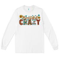 White Western Beautiful Crazy Long Sleeve Tee - BundleAndBundleShop