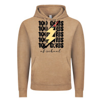 Vintage Coffee 100 days of school Vintage Hoodie - MaliasSmallBusiness