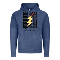 Vintage Denim 100 days of school Vintage Hoodie - MaliasSmallBusiness