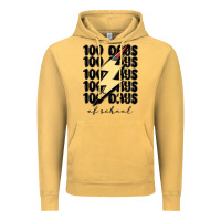 Vintage Mustard 100 days of school Vintage Hoodie - MaliasSmallBusiness