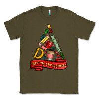 Army Green teacher tools christmas tree Classic Tee - MaliasSmallBusiness