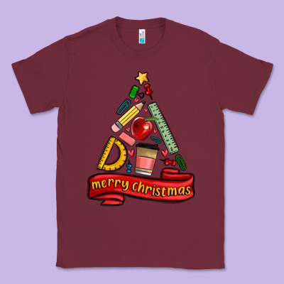 Teacher Tools Christmas Tree Classic Tee Designed By Maliassmallbusiness