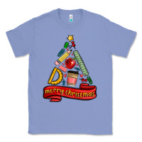 Colony Blue teacher tools christmas tree Classic Tee - MaliasSmallBusiness